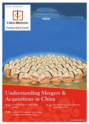 Understanding Mergers & Acquisitions in China