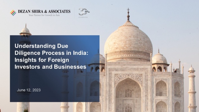 Understanding Due Diligence Process in India: Insights for Foreign Investors and...